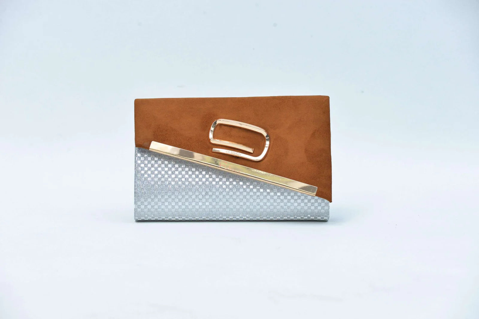 Firdous Clutch bag Brown Velvet
